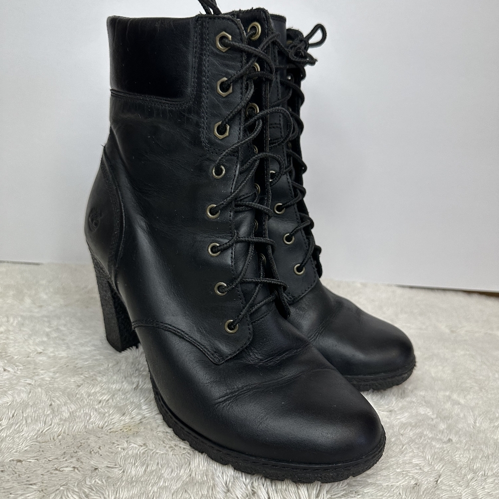 Timberland  Black Lace-Up Boots for Women